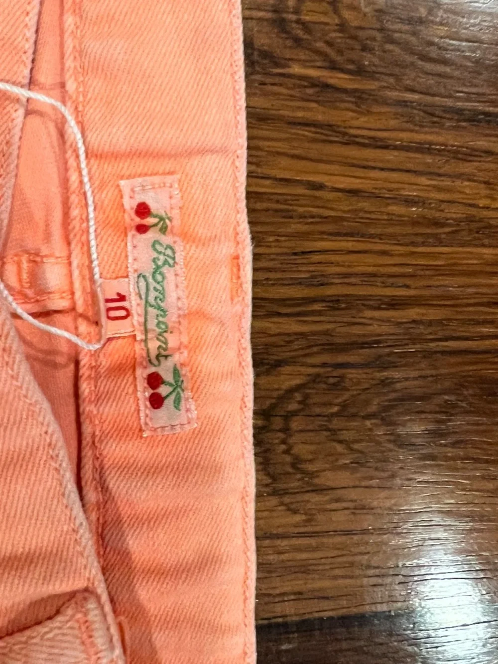 Bonpoint Girls Orange Shorts Size 10 NWT